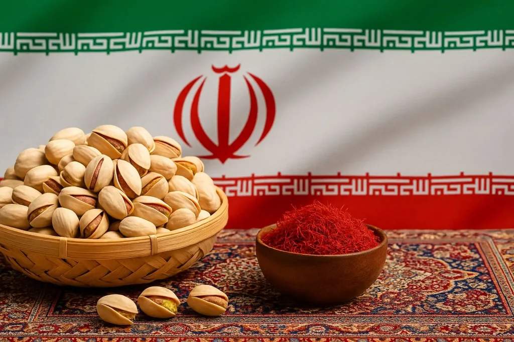 زعفران و پسته ایران