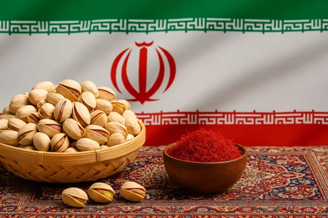 زعفران و پسته ایران